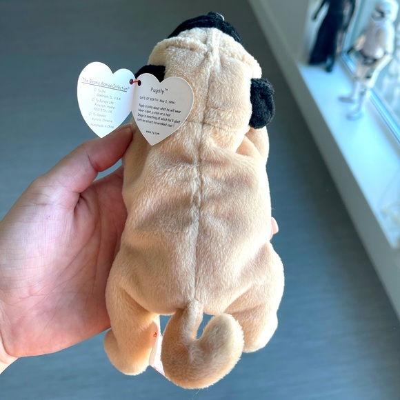 BEANIE BABIES “Pugsly” the pug - Picture 2 of 3